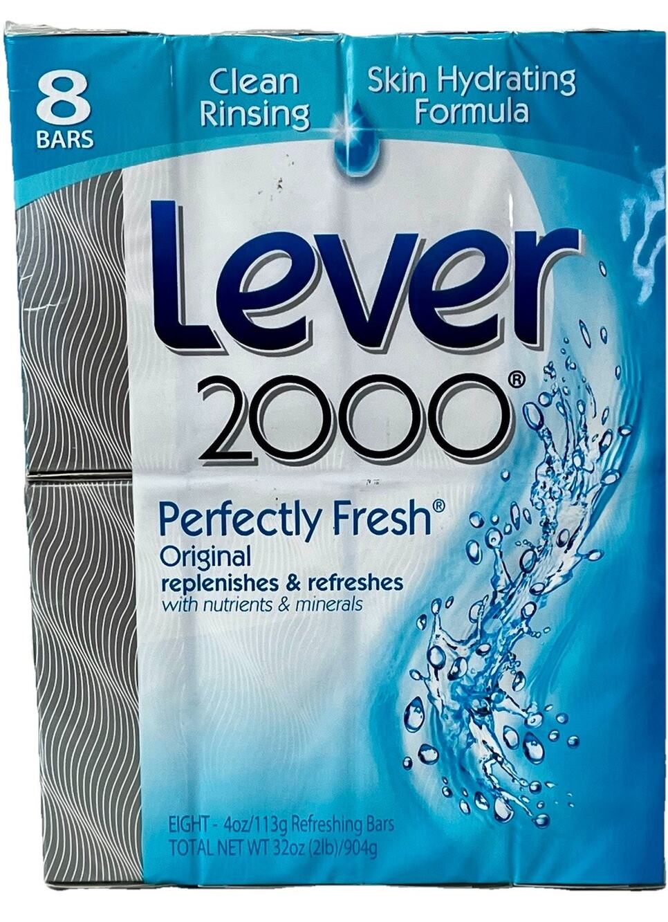 Lever 2000 Perfectly Fresh Original Bar Soap -New in Package- 8 bars- 4oz SEALED